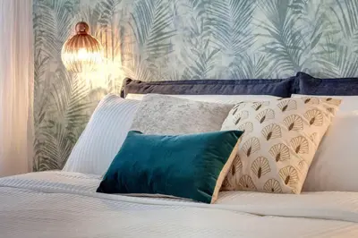 Letto o letti in una camera di Nazionale Dream - Blu Pavone