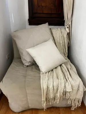 Letto o letti in una camera di La Vigna Dolce di Anna