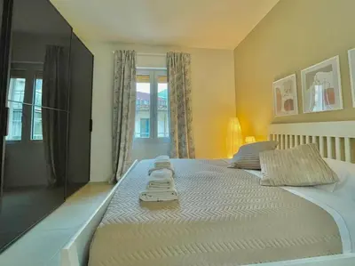 Letto o letti in una camera di Appartamento San Iacopino