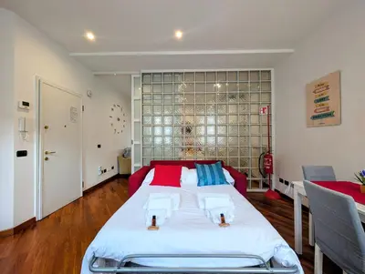 Letto o letti in una camera di CHARMING HOME LE RUOTE