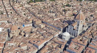 Vista generica su Firenze o vista sulla città dall'interno dell'appartamento