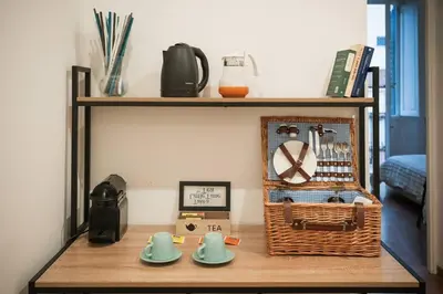 Set per la preparazione di tè e caffè presso Suite Guerrazzi
