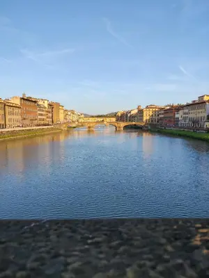 Vista sul fiume nelle vicinanze dell'appartamento