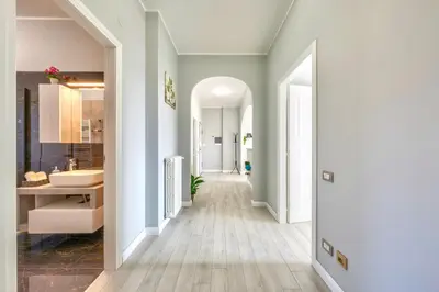 Bagno di T&F HOUSE Comfortable Apartment with Private Parking