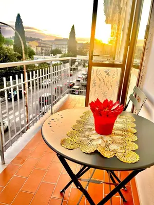 Balcone o terrazza di T&F HOUSE Comfortable Apartment with Private Parking