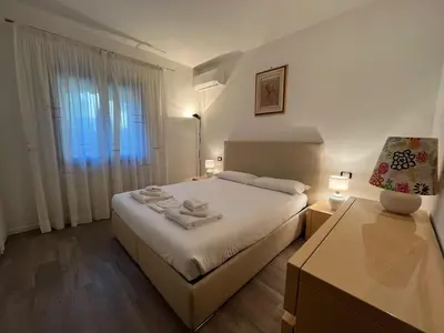 Letto o letti in una camera di San Gaggio Apartment with Patio