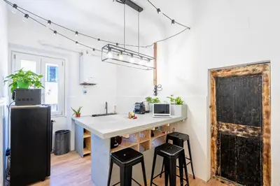 Cucina o angolo cottura di Lovely Apartment 10 min dal centro e Piazzale Michelangelo