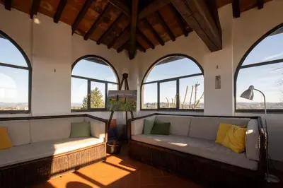 Area soggiorno di Appartamento in Torre di antica Villa