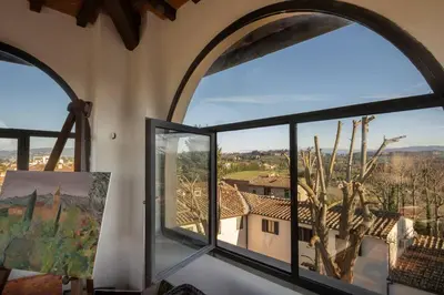 Balcone o terrazza di Appartamento in Torre di antica Villa