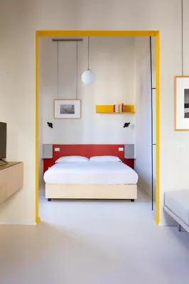 Letto o letti in una camera di Palazzina Maresa
