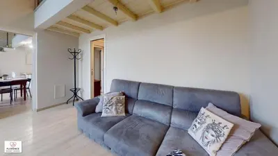 Area soggiorno di Loft Matteotti by Florence Sweet Homes