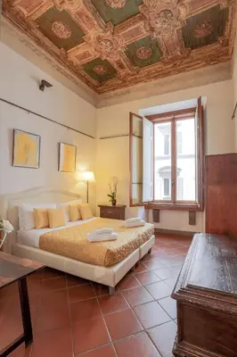 Letto o letti in una camera di Firenze Suite Art