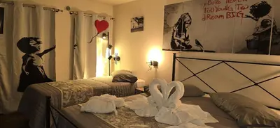 Letto o letti in una camera di Exclusive Loft degli Artisti