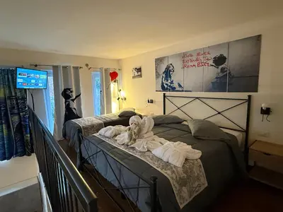Letto o letti in una camera di Exclusive Loft degli Artisti