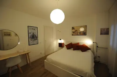 Letto o letti in una camera di Belf 3 Apartment - in centro città - parcheggio gratuito