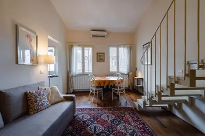Area soggiorno di Puccini Apartment With Terrace