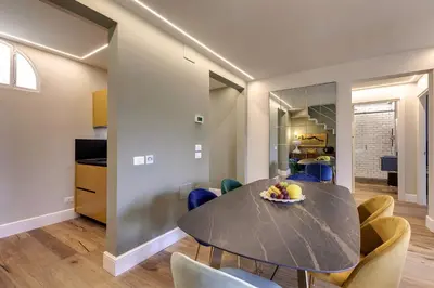 TV o dispositivi per l'intrattenimento presso Sant'Agostino Luxury Apartment by Mamo Florence