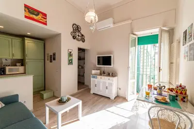 TV o dispositivi per l'intrattenimento presso Casina Ridolfi - Bilocale con quattro posti letto