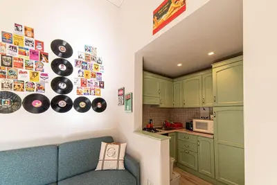 Cucina o angolo cottura di Casina Ridolfi - Bilocale con quattro posti letto