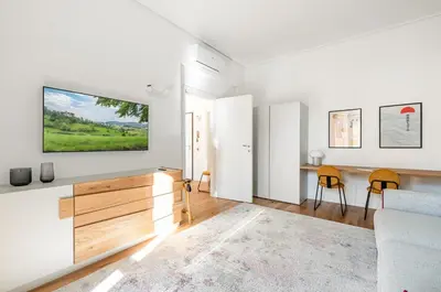 Letto o letti in una camera di GuestHost - Florence Charme Superior Apartment with Balcony