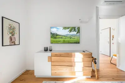 TV o dispositivi per l'intrattenimento presso GuestHost - Florence Charme Superior Apartment with Balcony