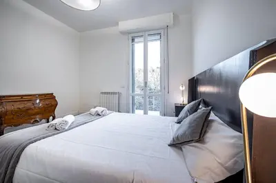 Letto o letti in una camera di YID Pietrafitta