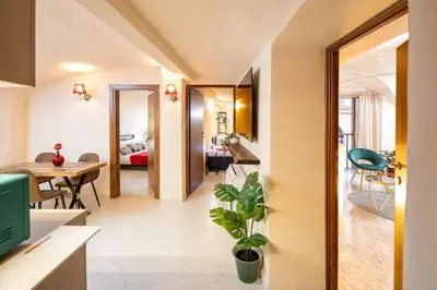 Area soggiorno di Condotta House Firenze