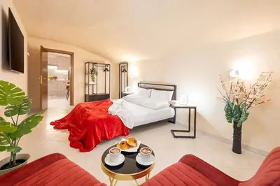 Letto o letti in una camera di Condotta House Firenze
