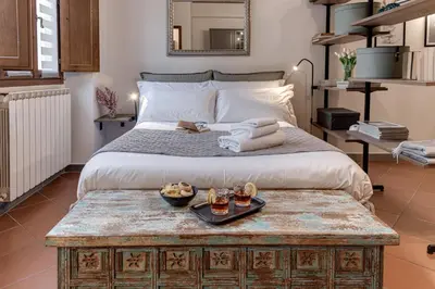 Letto o letti in una camera di LuVi House - Sweet Dreams in Florence