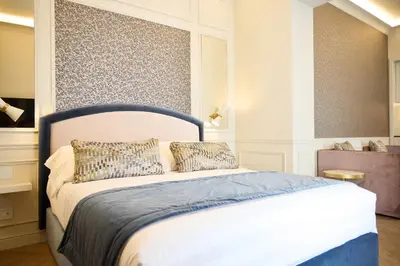 Letto o letti in una camera di Residenza Maglioni al Bargello