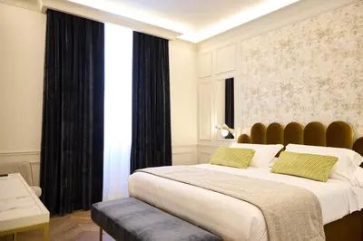 Letto o letti in una camera di Residenza Maglioni al Bargello