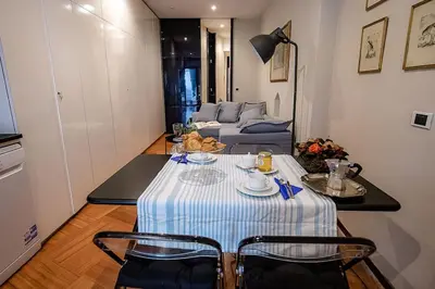 Area soggiorno di Cozy apartment in San Frediano