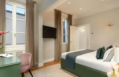 TV o dispositivi per l'intrattenimento presso Palazzo Pazzi Vitali Luxury Apartments in Florence