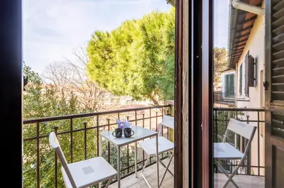 Balcone o terrazza di GuestHost - Charming Hideaway in Florence - Apt x4