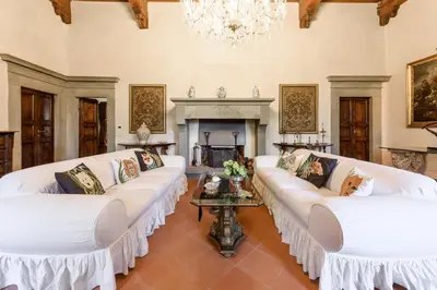 Letto o letti in una camera di Villa Fortini by Mmega