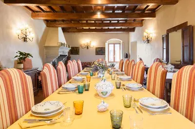 Area soggiorno di Villa Fortini by Mmega