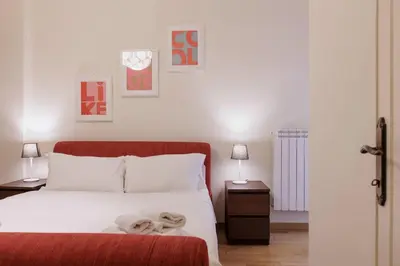 Letto o letti in una camera di Borgo Pinti Living
