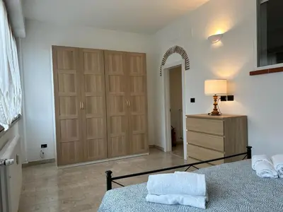 Letto o letti in una camera di Casa Teresa