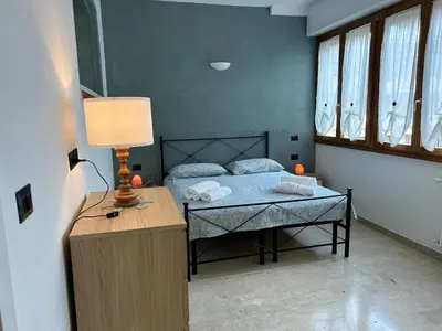 Letto o letti in una camera di Casa Teresa