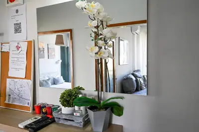 Planimetria di B&B Apartaments Novoli Guidoni 10 min to Center Airport Tram T2 Airport AC WIFI no ZTL