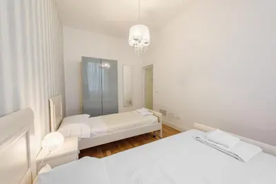 Letto o letti in una camera di Fabbroni 3 bedrooms by Mmega