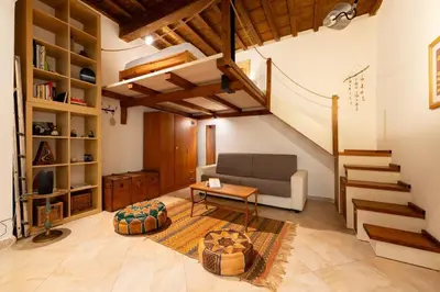 Area soggiorno di Keys of Italy - Pilastri 24 - City center studio perfect for couples