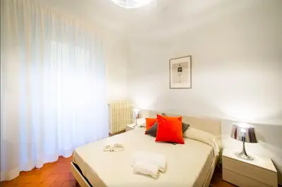 Letto o letti in una camera di Keys of Italy - Borgo SSApo 13 - Deluxe 2 Family Apts by Ponte Vecchio