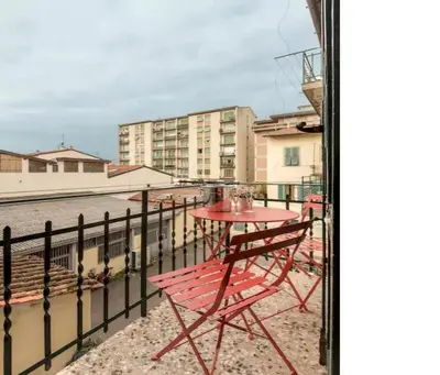 Balcone o terrazza di sofì suite
