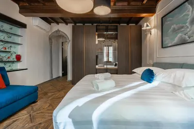Letto o letti in una camera di Campuccio Stylist apartment