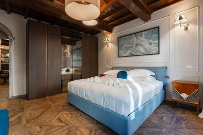 Letto o letti in una camera di Campuccio Stylist apartment