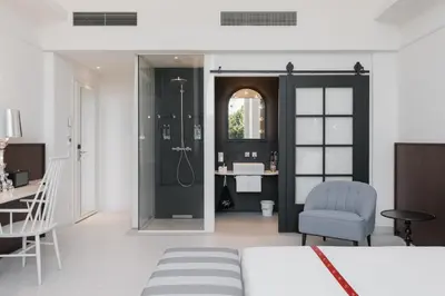Area soggiorno di Ruby Bea Hotel Florence