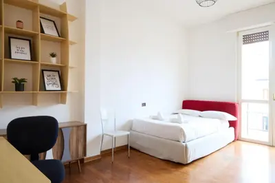 Letto o letti in una camera di [Lungarno] Panoramic apartment