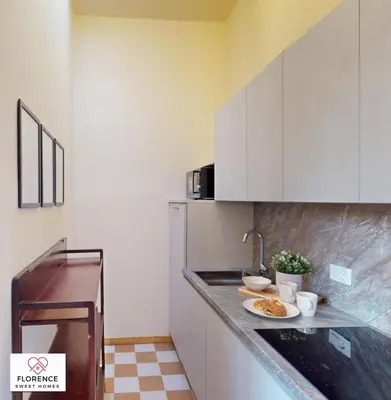 Cucina o angolo cottura di Santa Croce Historical Apartment by Florence Sweet Homes