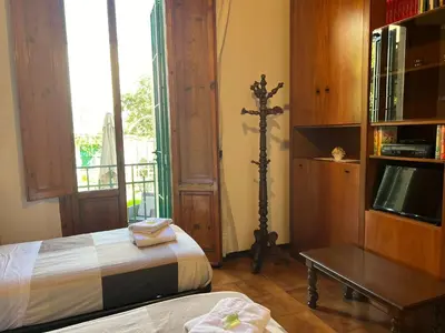 Letto o letti in una camera di Casa Spadi